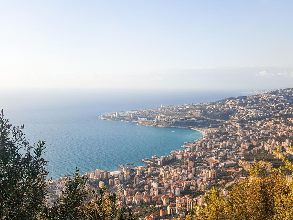 Liban - widok na Morze i miasto