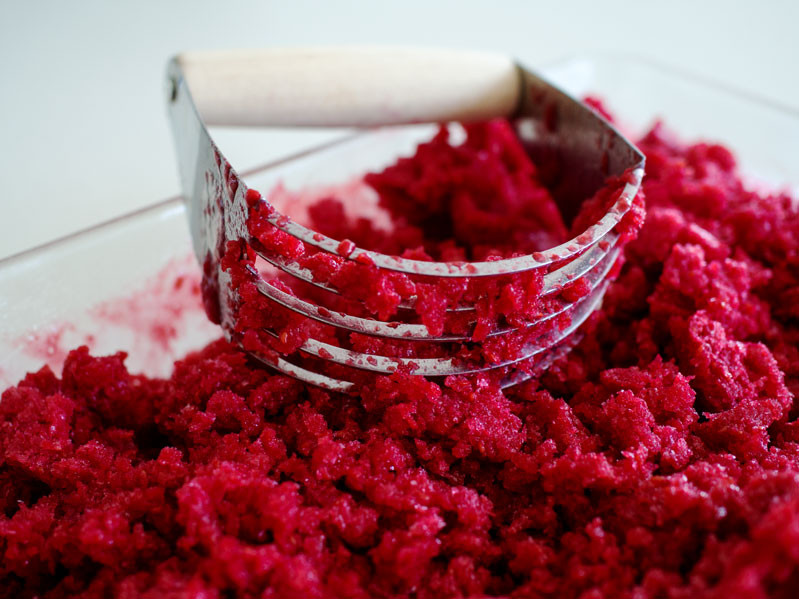granita malinowa