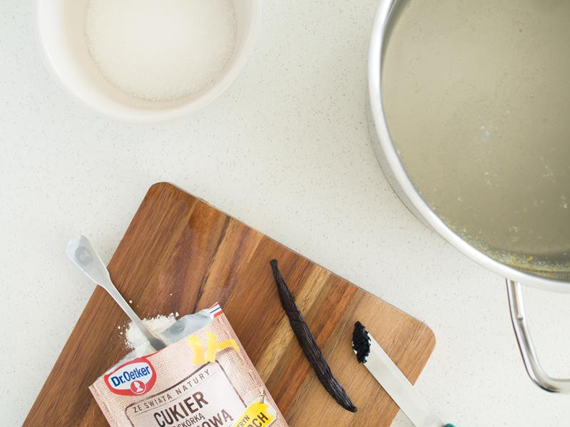 Laska wanilii na desce