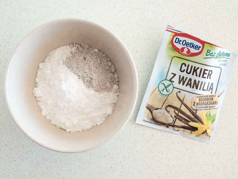 cukie puder z cukrem z wanilią