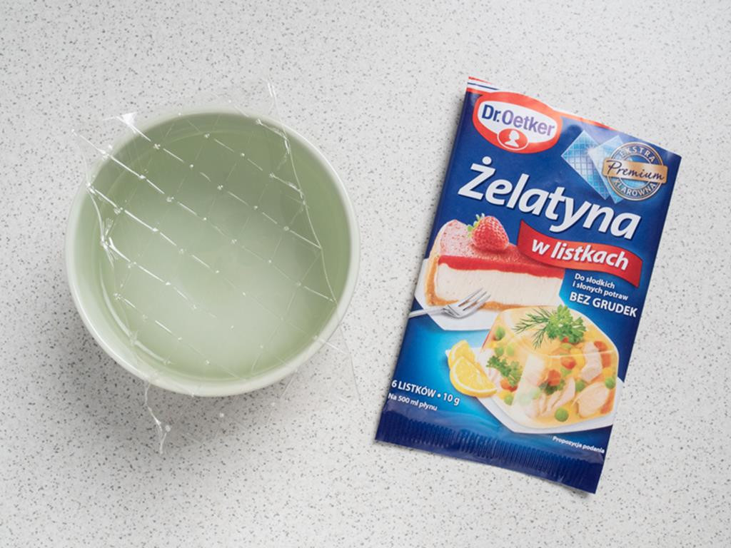 żelatyna w listkach