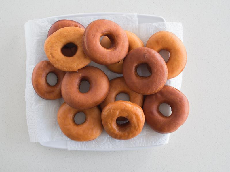 usmażona donuty