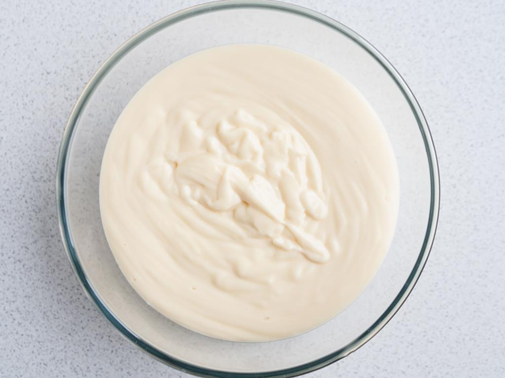 budyń waniliowy na nadzienie do pączków w szklanej misce