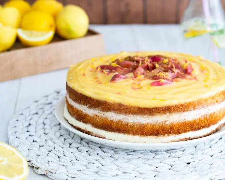 torcik rabarbarowo-cytrynowy