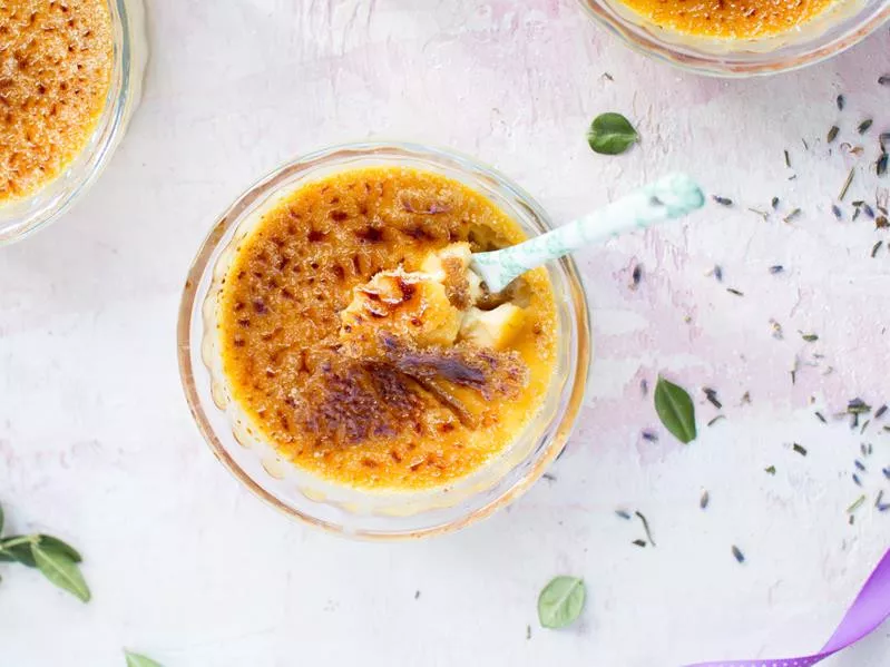Crème brûlée z lawendą - Wszystkiego Słodkiego