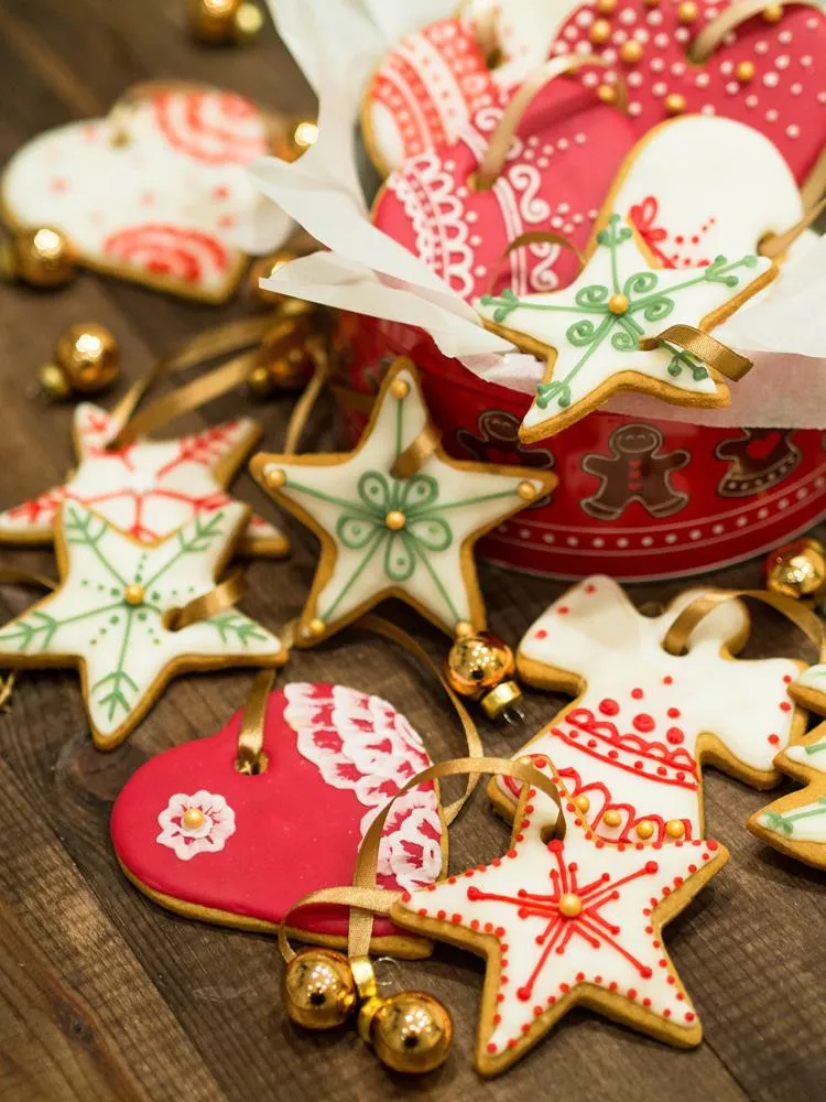 Pierniczki gwiazdki, serca i aniołki