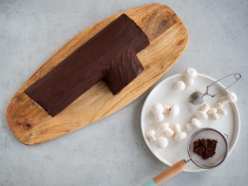 dekorowanie Buche de Noel