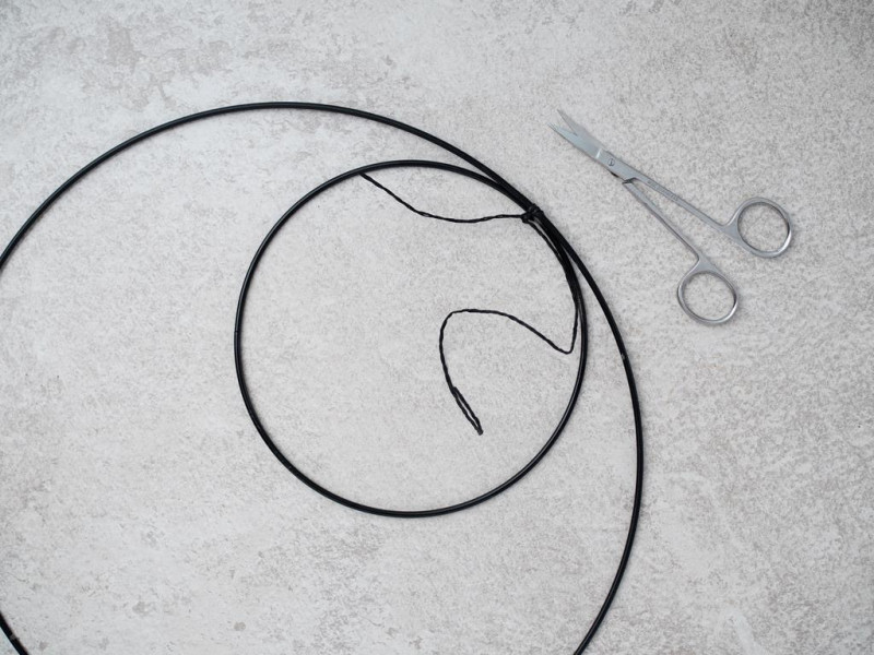 metalowe obręcze na wianek