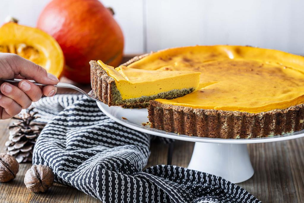 Tarta dyniowa bez glutenu i cukru