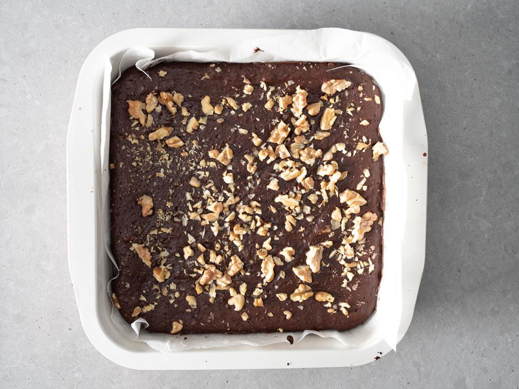 Brownie po upieczeniu.