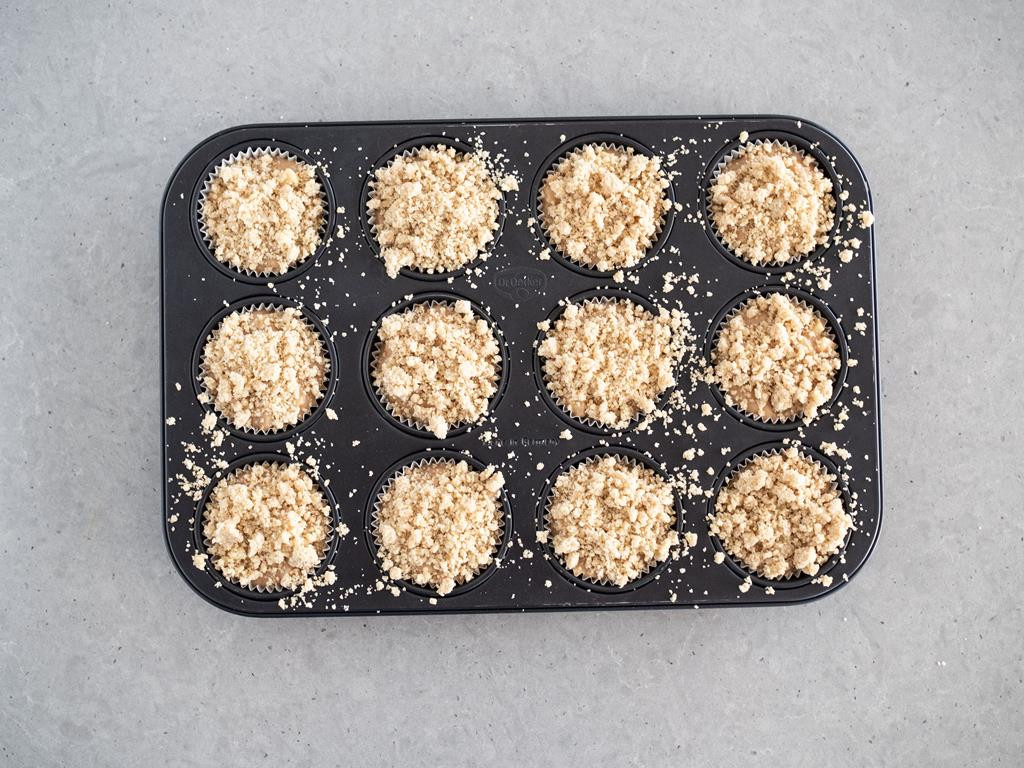 muffinki posypane kruszonką