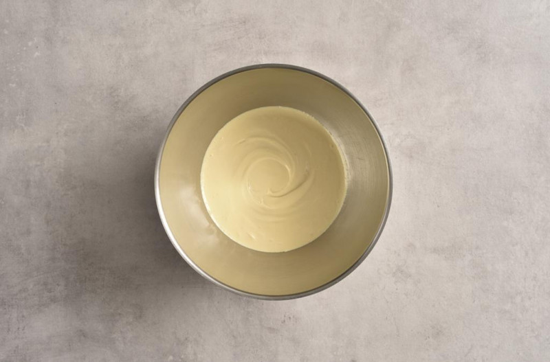 Utarte żółtka z cukrem.