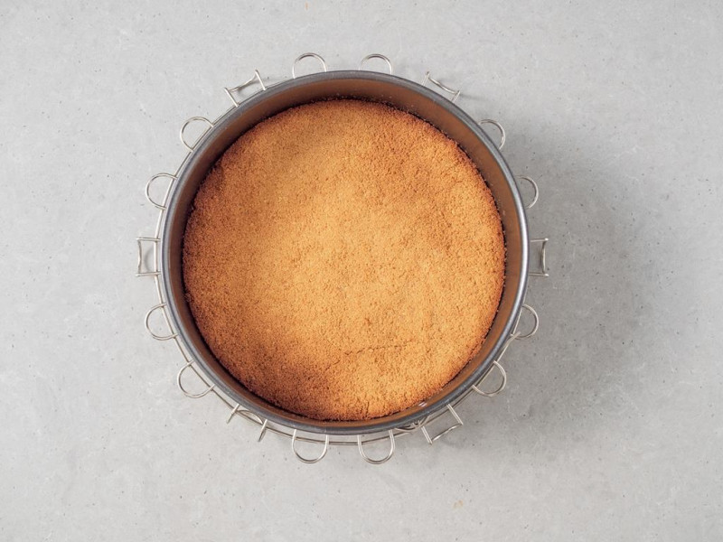 upieczona masa z herbatników