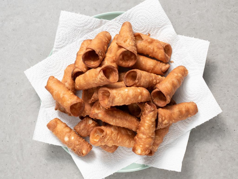 usmażone rurki cannoli