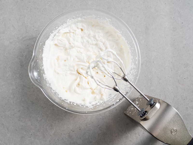 krem waniliowy , mikser ręczny Bosch