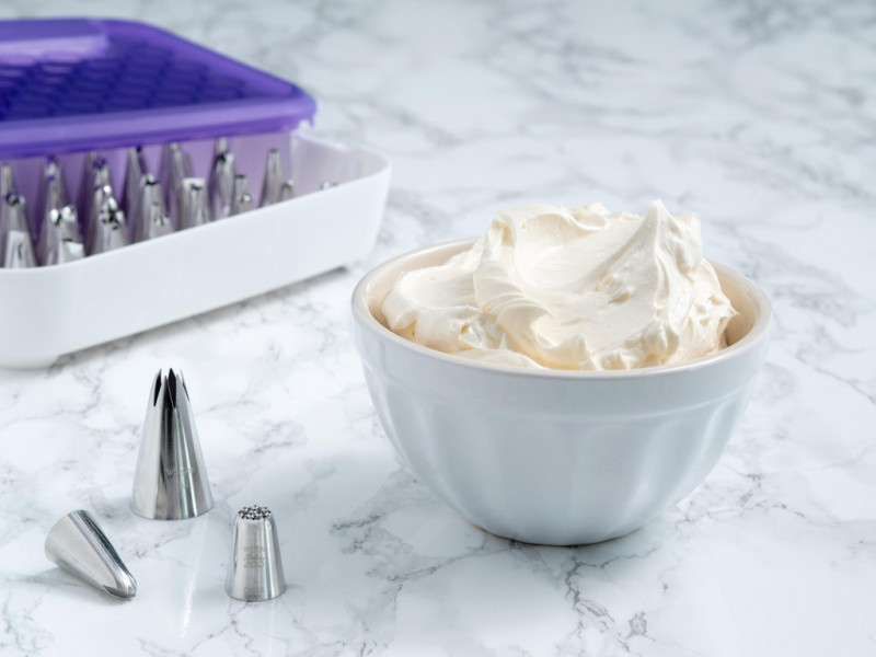 Krem maślany na bezie szwajcarskiej