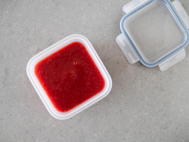 masa truskawkowa na sorbet