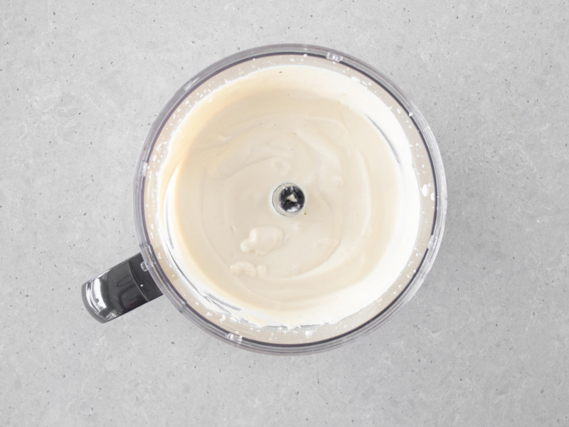 Masa waniliowa do wegańskiego sernika na zimno z oreo.