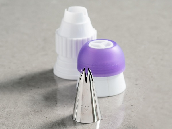 Tylka otwarta gwiazda nr 1M, duży adapter i adapter potrójny