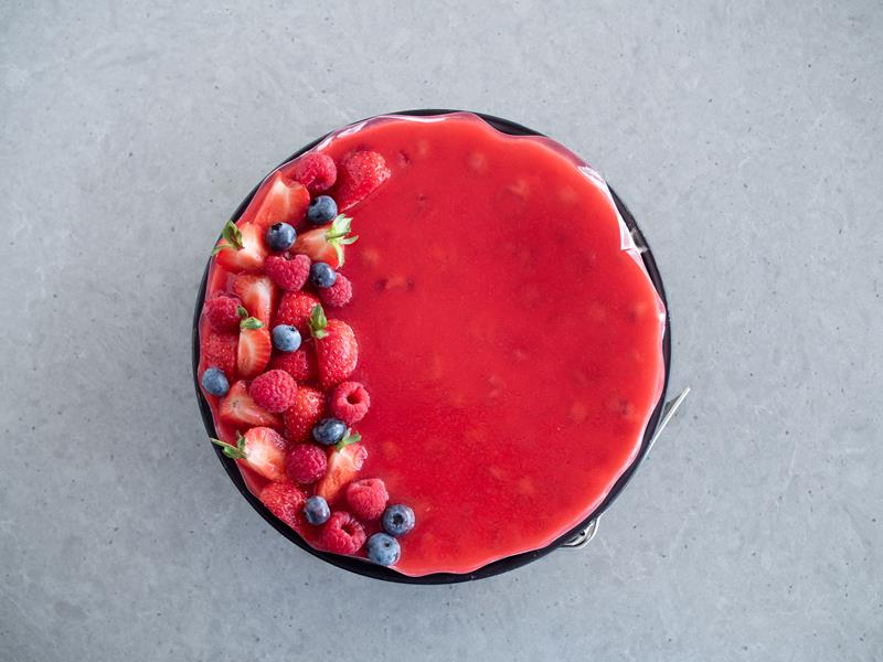 tort owocowy bez pieczenia wszystkiego słodkiego