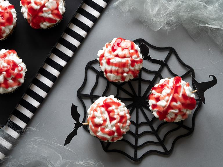 Babeczki, które wyglądają jak mózg - Wszystkiego Słodkiego