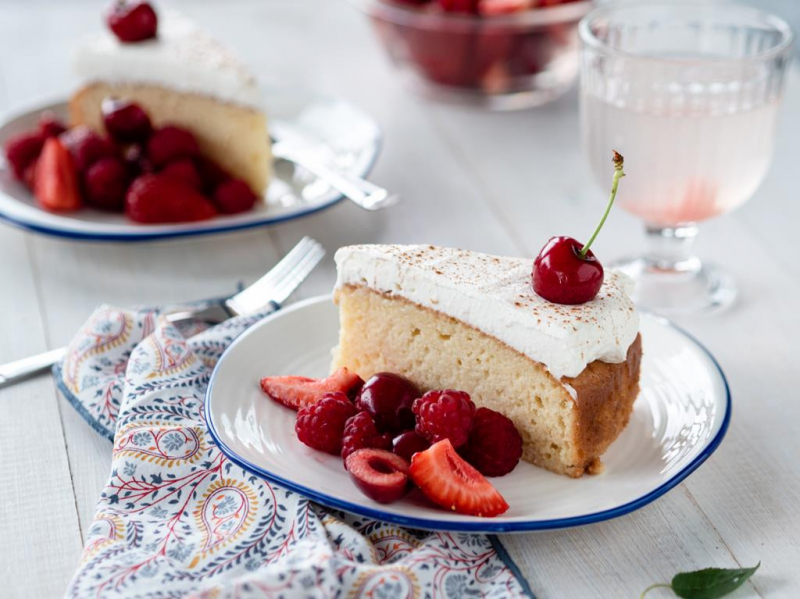 Ciasto z trzech mlek - Tres Leches Cake