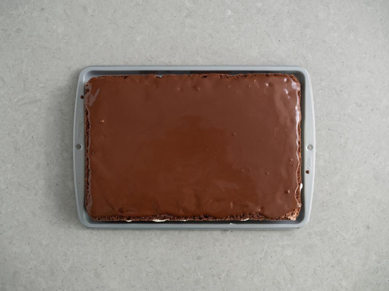 ciasto W-Z oblane polewą z czekolady