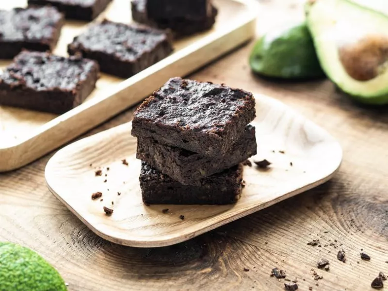 brownie z awokado