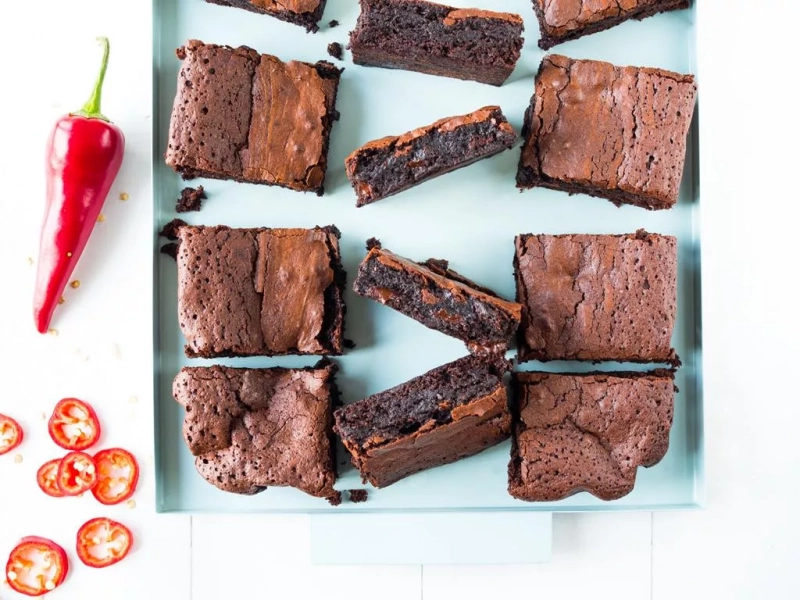brownie z chili