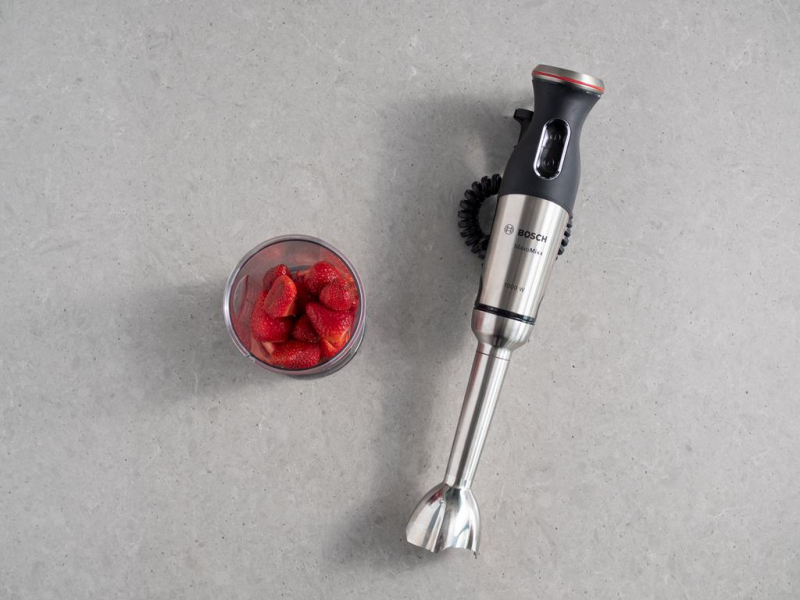 truskawki, blender bosch MaxoMixx  MS8CM61X1