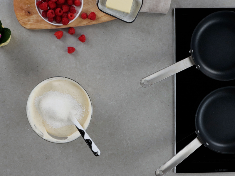 masa jajeczna z przesianą mąką