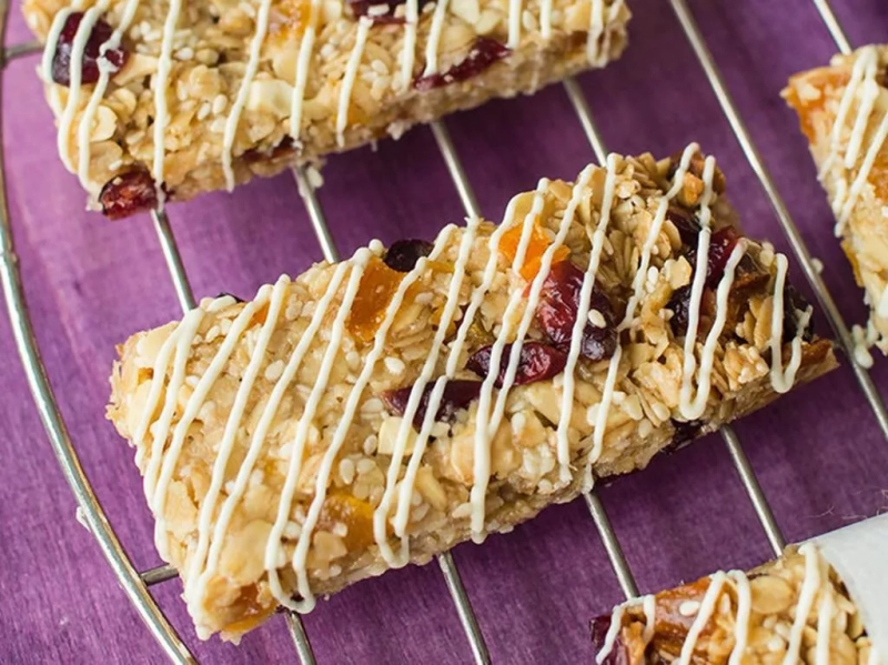 batoniki żurawinowe