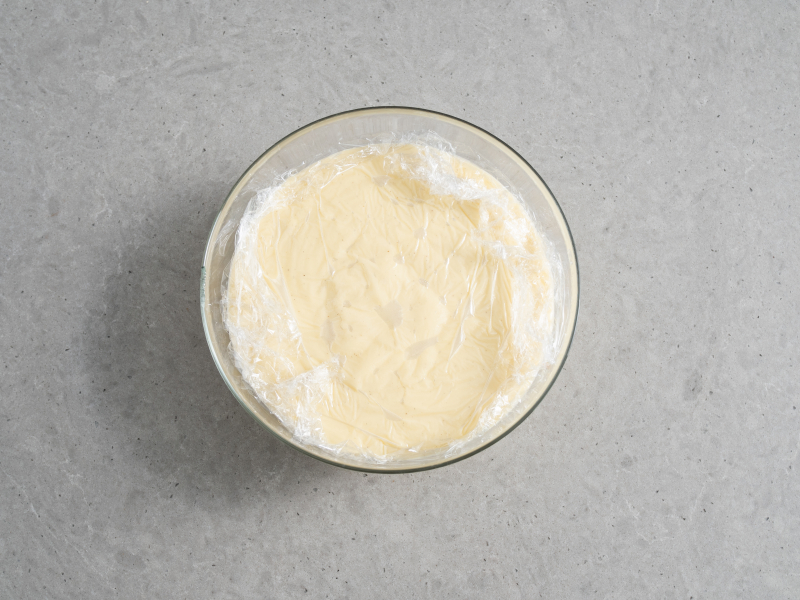 budyń z cukrem z wanilią do kremu budyniowego