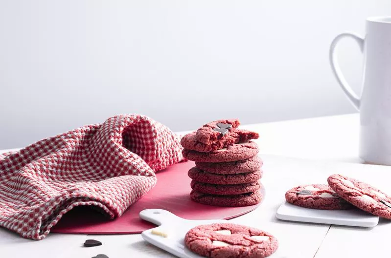 ciasteczka red velvet - wszystkiego słodkiego