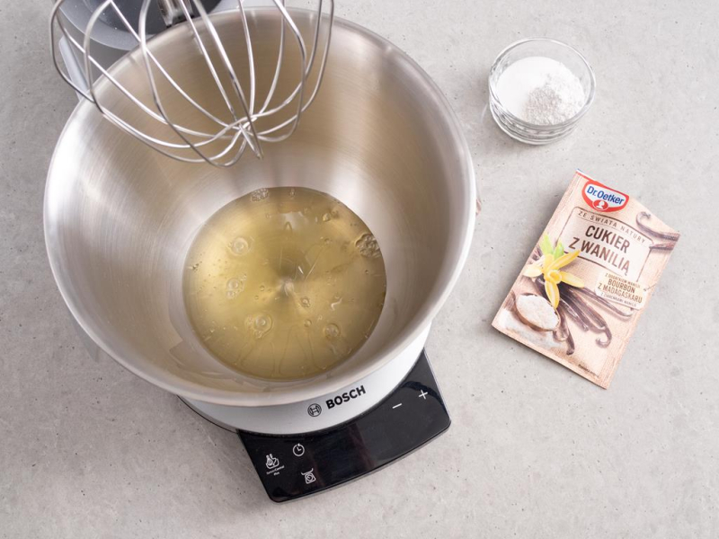 cukier z wanilią Dr. Oetkera, białka, cukier, Robot kuchenny Bosch OptiMUM MUM9BX5S65