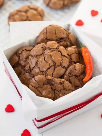 czekoladowe ciasteczka z dodatkiem chilii