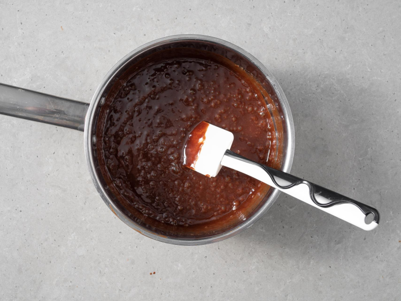 Masa czekoladowa na roślinne brownie.