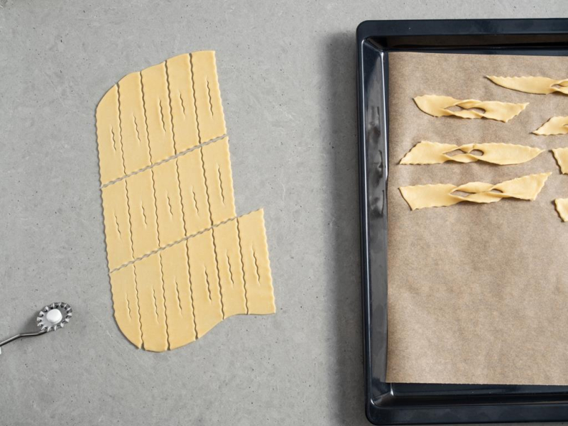 ciasto na faworki z piekarnika