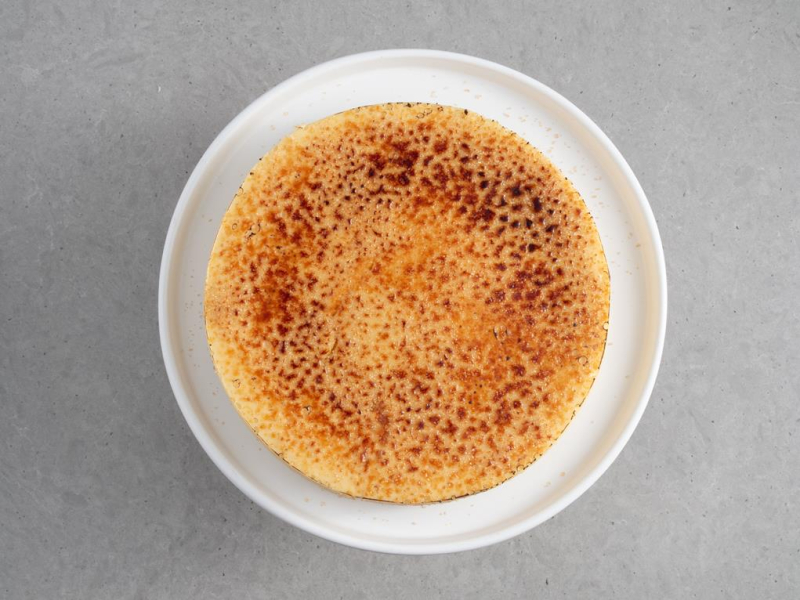 na paterze sernik creme brulee