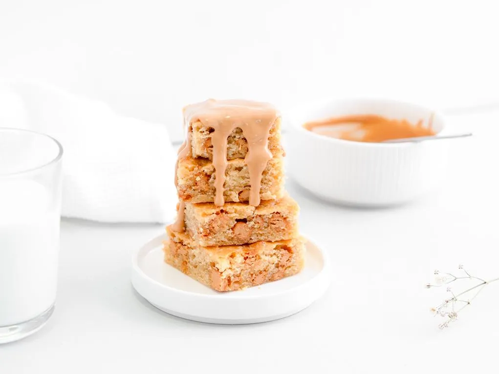 karmelowe blondie wszystkiego słodkiego