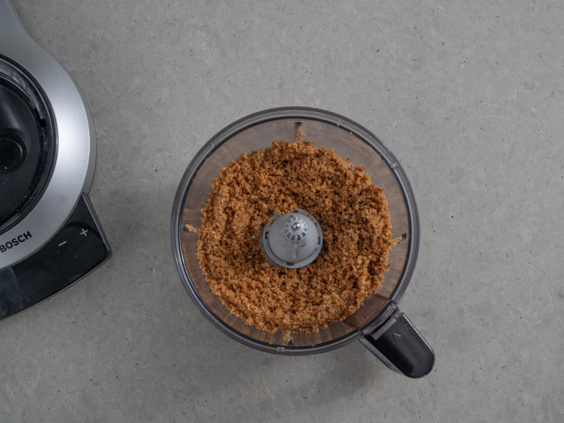 Upieczona kruszonka w malakserze