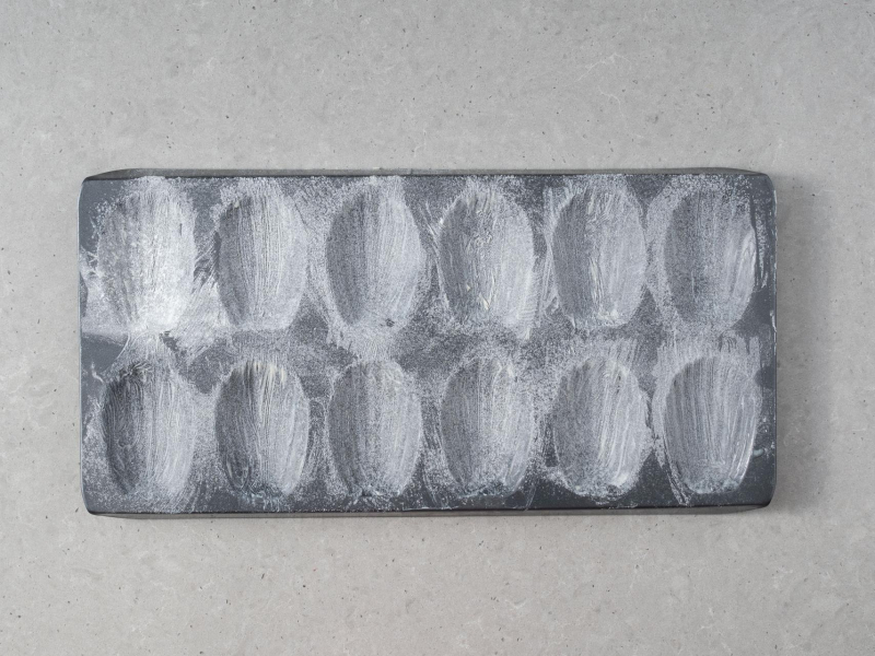 Przygotowana forma do magdalenek.