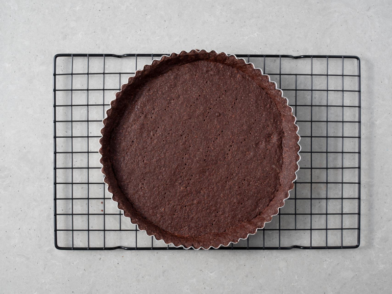 Upieczone ciasto kruche.