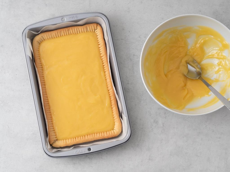 krem cytrynowy z białą czekoladą Callebaut