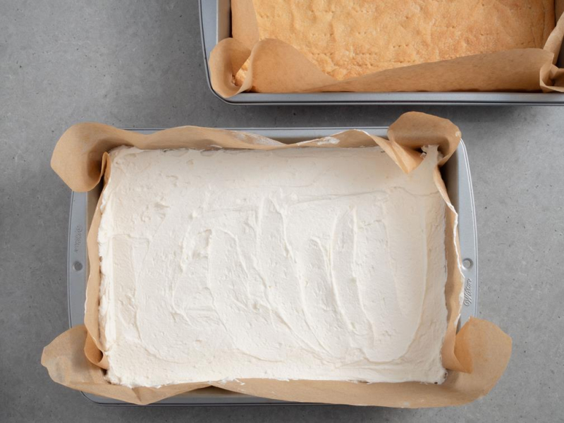 przekładane ciasto snikers