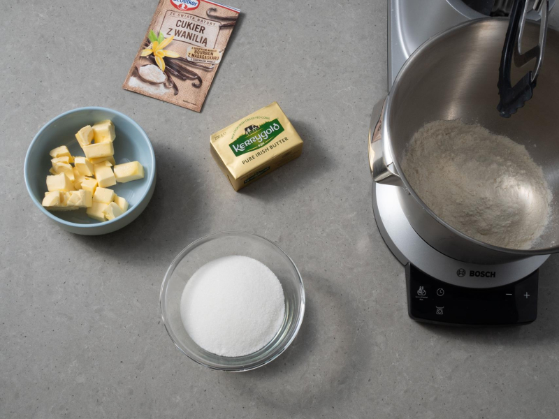 zagniatanie kruchego ciasta, masło kerrygold,