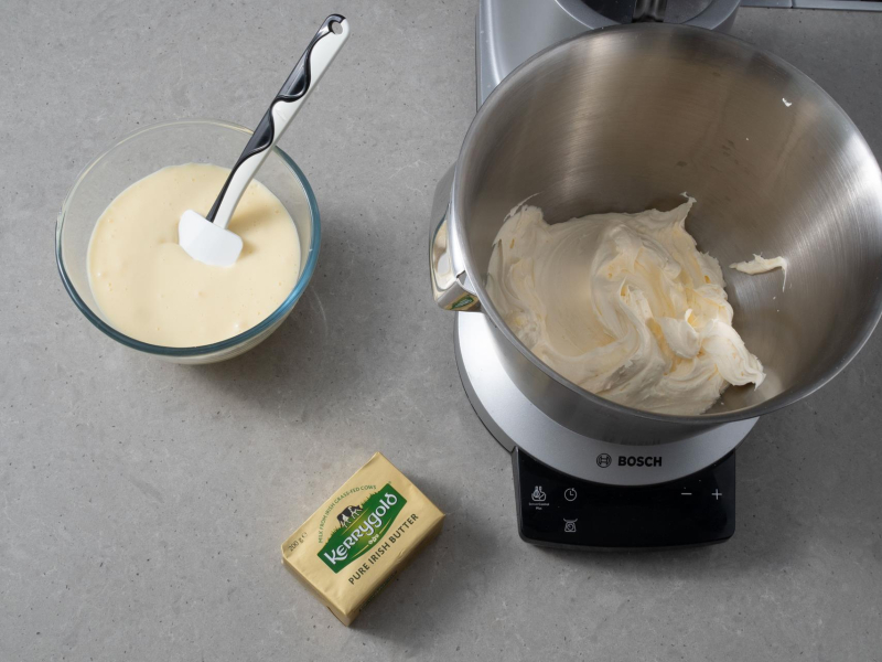 masło irlandzkie Kerrygold, budyń Dr. Oetkera