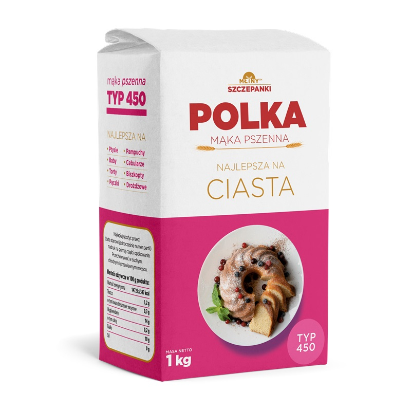 Mąka pszenna Polka do ciast typ 450