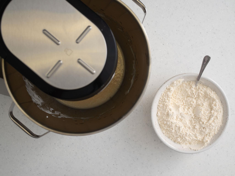 Wymieszane suche składniki.