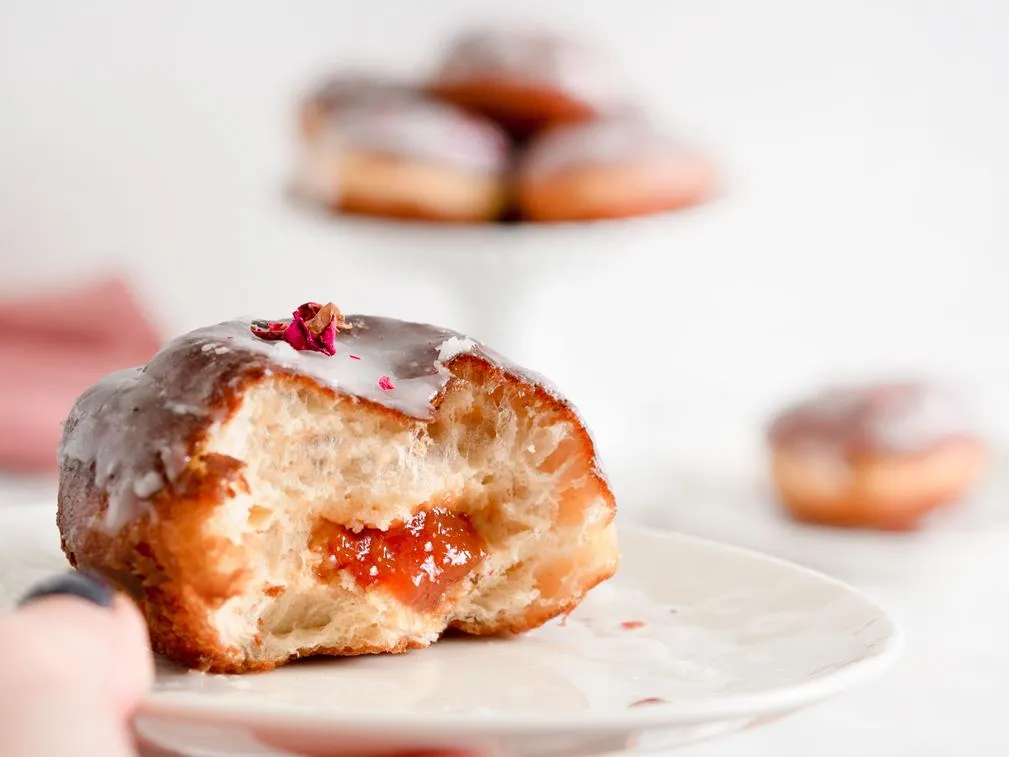 pączki z różą wszystkiego słodkiego